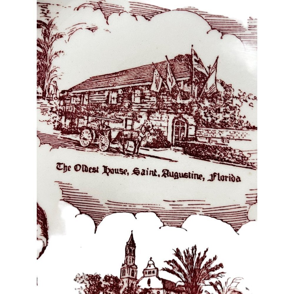 Historic Saint Augustine Founded in 1565 Florida Collector Plates - Picture 7 of 9
